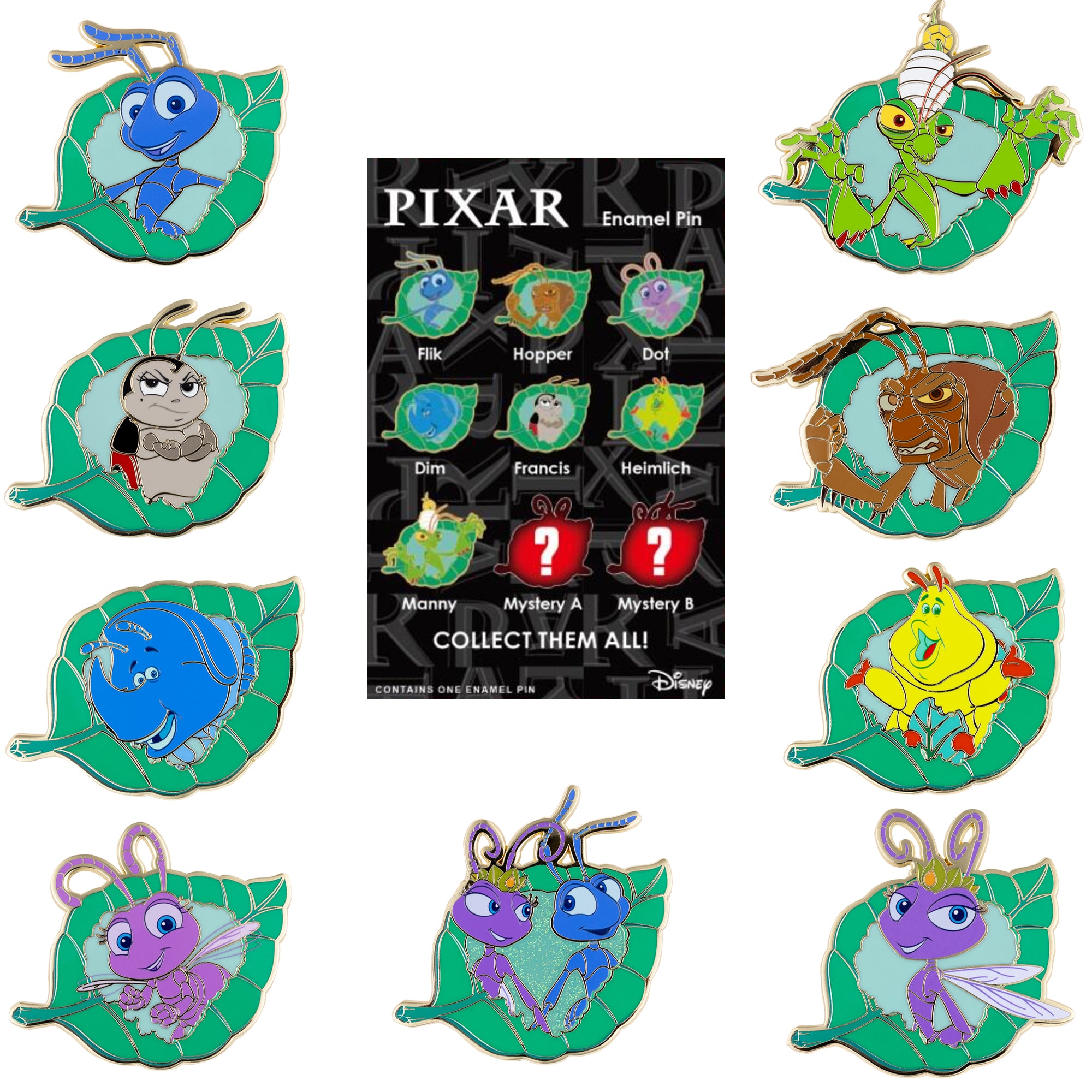 Disney Pixar A Bugs Life Mystery Jumbo Collectible Trading Pin