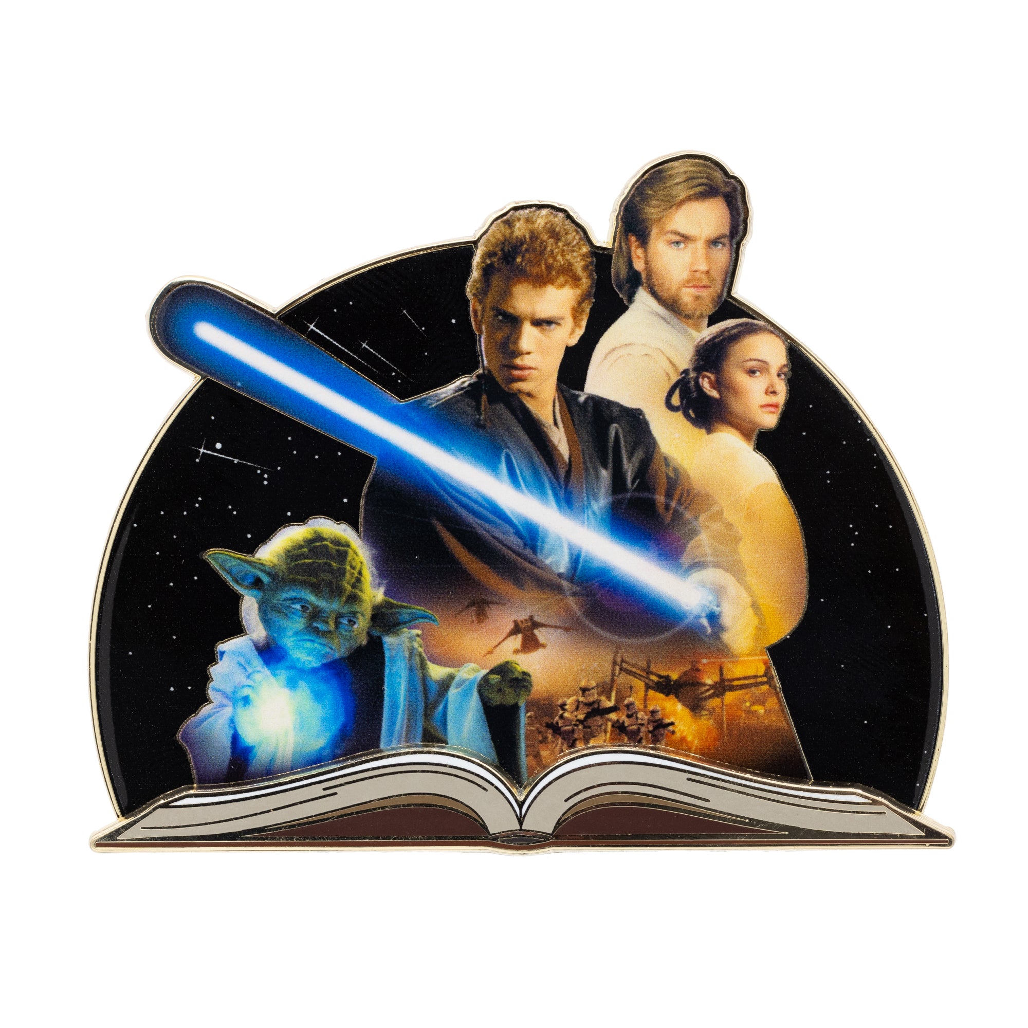 Star Wars Storybook Attack of the Clones Jumbo Collectible Pin