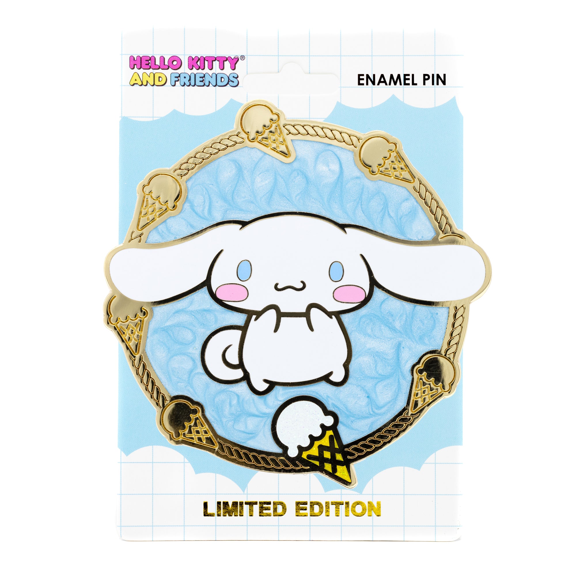 Sanrio Iconic Series - Cinnamoroll 3" Limited Edition 300 Pin - FINALSALE