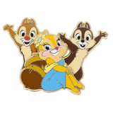 Disney Mickey Mouse and Friends Chip & Dale with Clarice Collectible Trading Pin