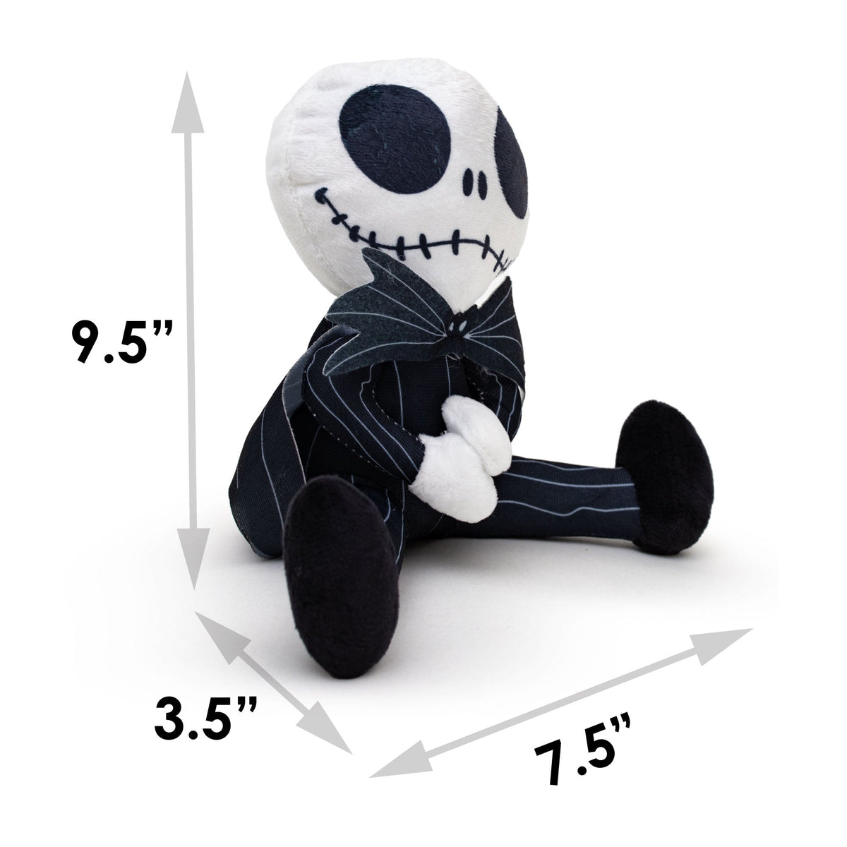 Dog Toy Squeaker Plush - The Nightmare Before Christmas Jack Sitting Pose