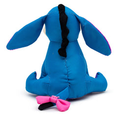 Dog Toy Ballistic Squeaker - Winnie the Pooh Eeyore Sitting Pose Blue