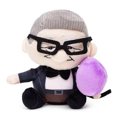 Dog Toy Squeaker Plush - Up Carl with Balloon Sitting Pose