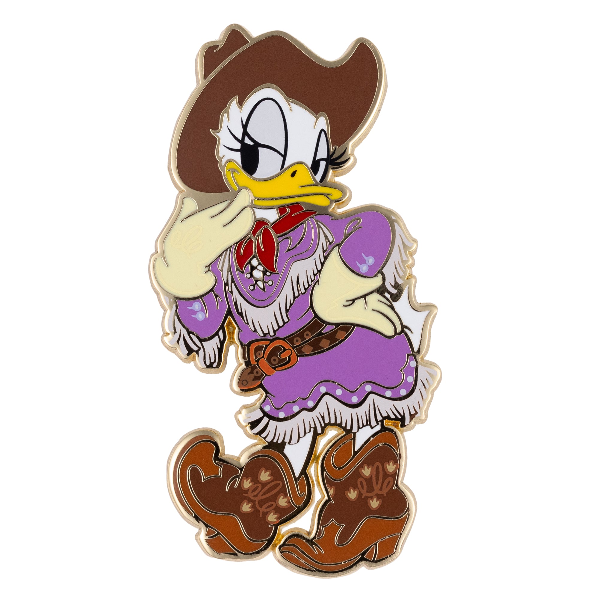 Disney Western Series Daisy Duck Jumbo Collectible Trading Pin