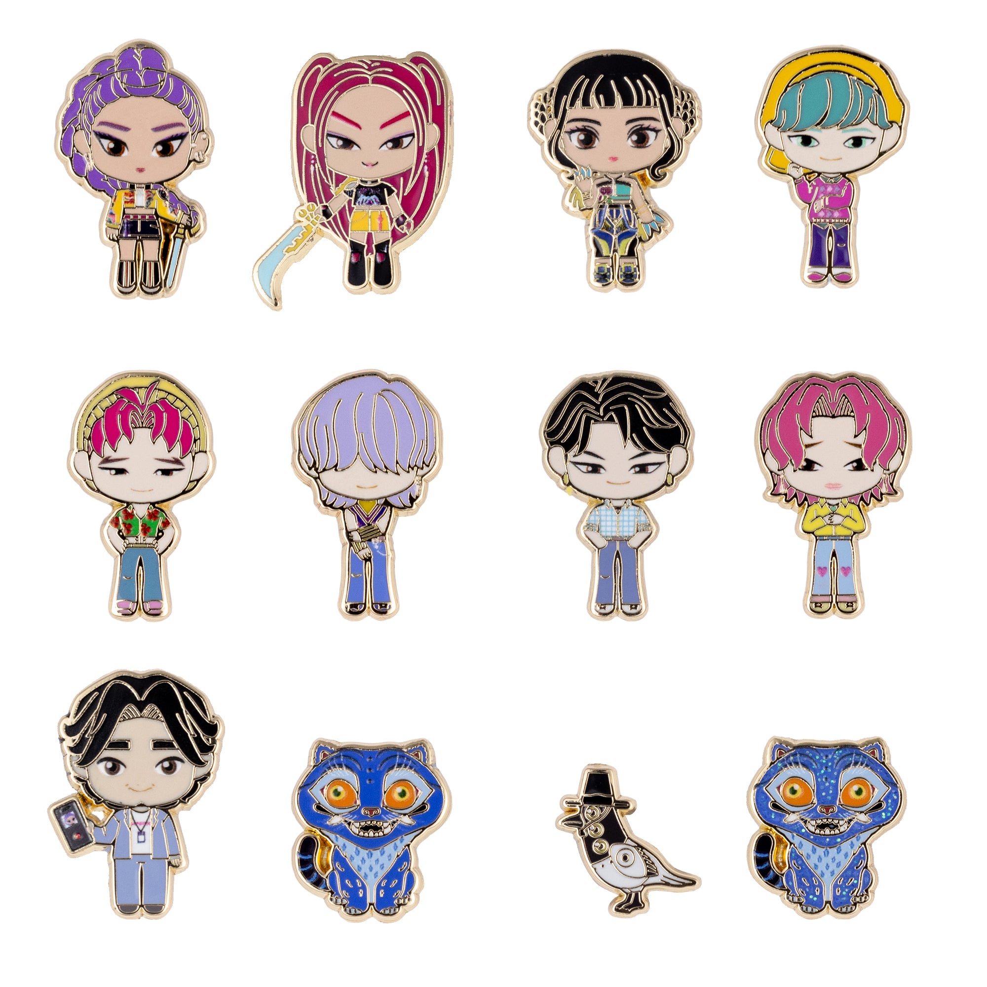 Netflix K-POP Demon Hunter Micro Mystery Collectible Trading Pin