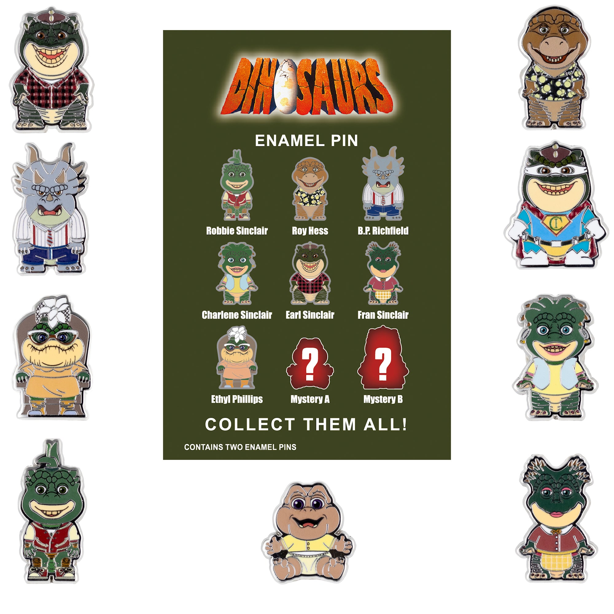 Disney Dinosaurs Micro Mystery Collectible Trading Pin
