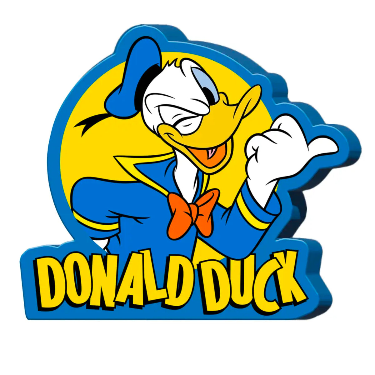 Donald Duck Wink Large Die Cut Mdf Box Wall Sign