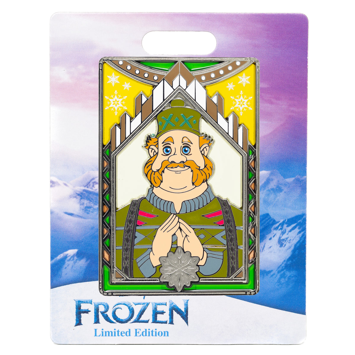 Disney Frozen Stained Glass Series Oaken 3&quot; Collectible Pin Limited Edition 300