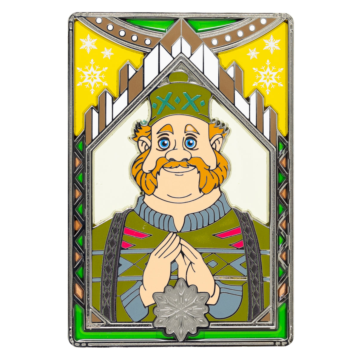 Disney Frozen Stained Glass Series Oaken 3&quot; Collectible Pin Limited Edition 300