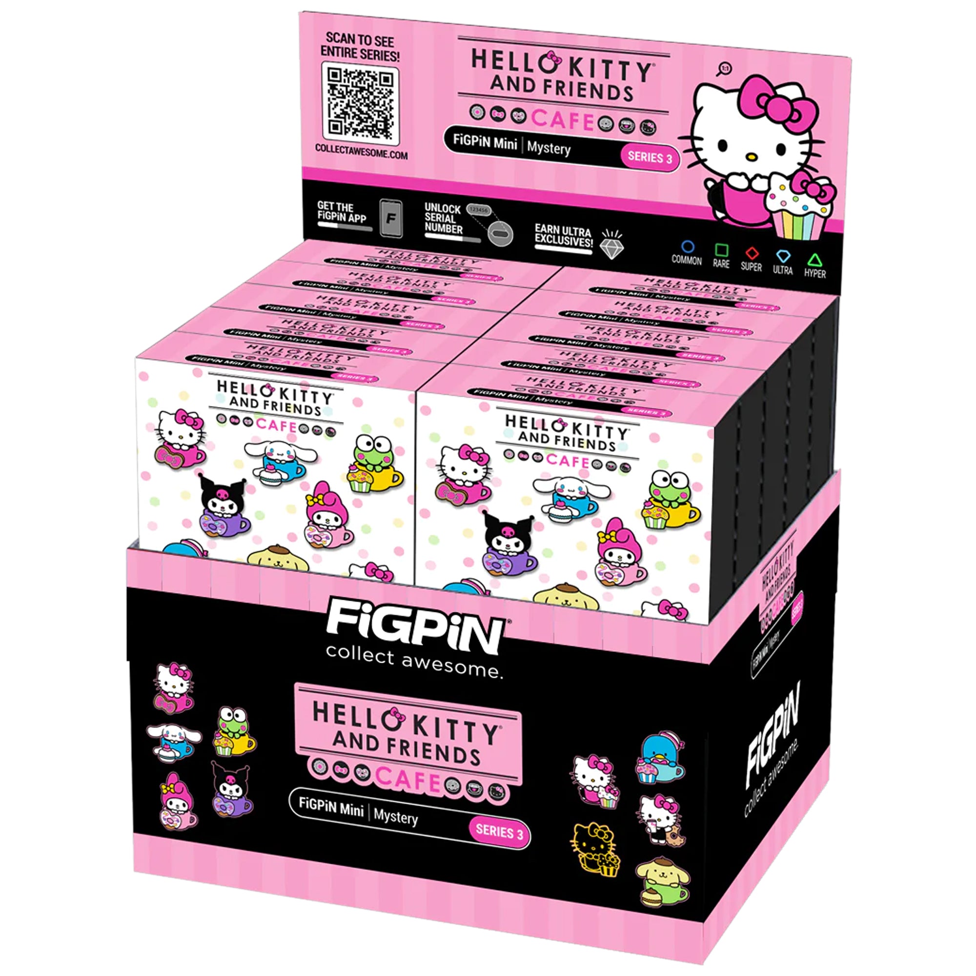 Sanrio Cafe Series 3 Mystery FiGPiN Mini Blind Surprise! NEW RELEASE
