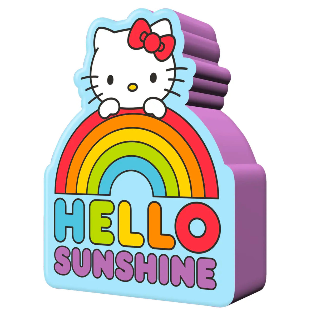 Hello Kitty Rainbow Large Die Cut Mdf Box Wall Sign