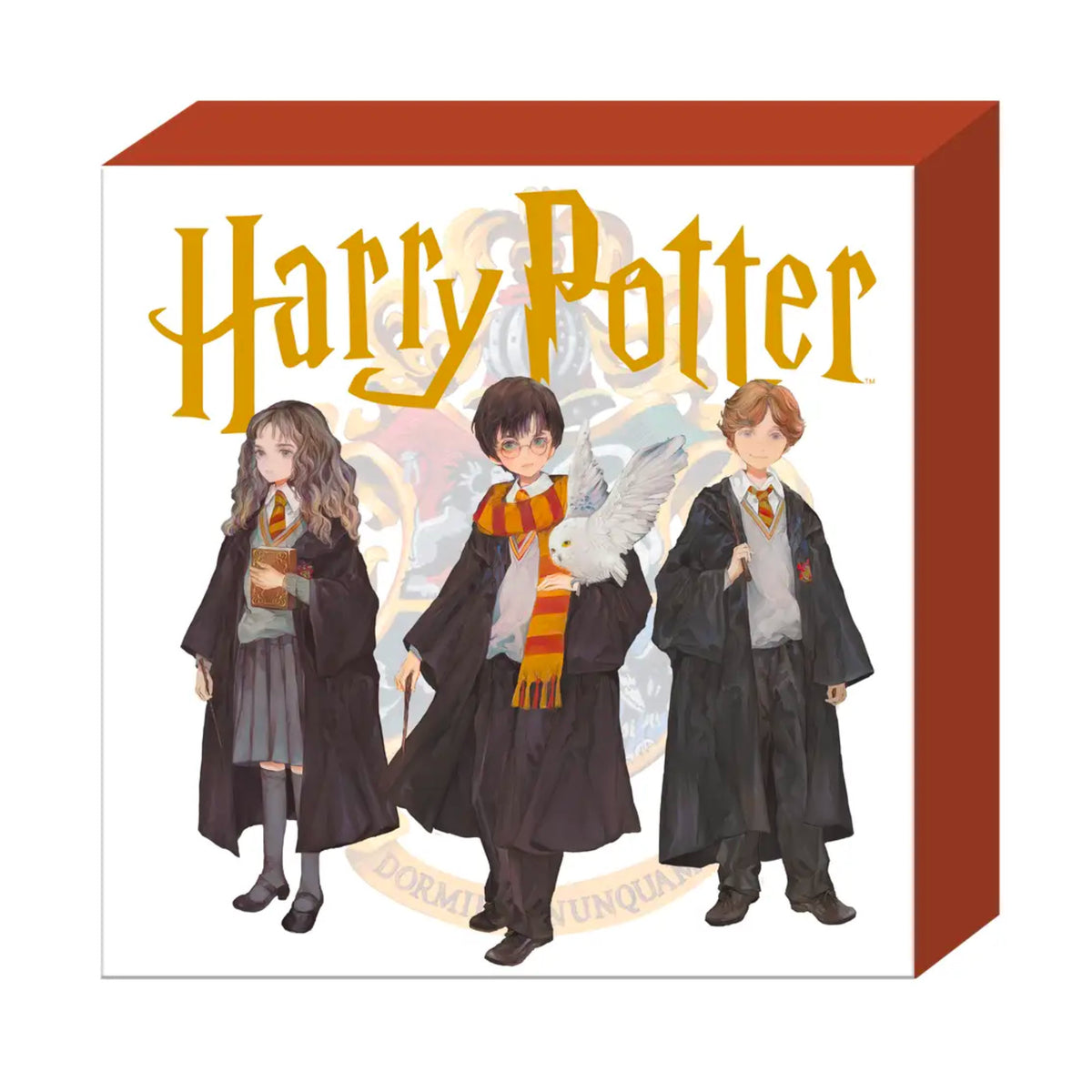 Harry Potter Trio Logo 6&quot; X 6&quot; X 1.5&quot; Box Wall Sign
