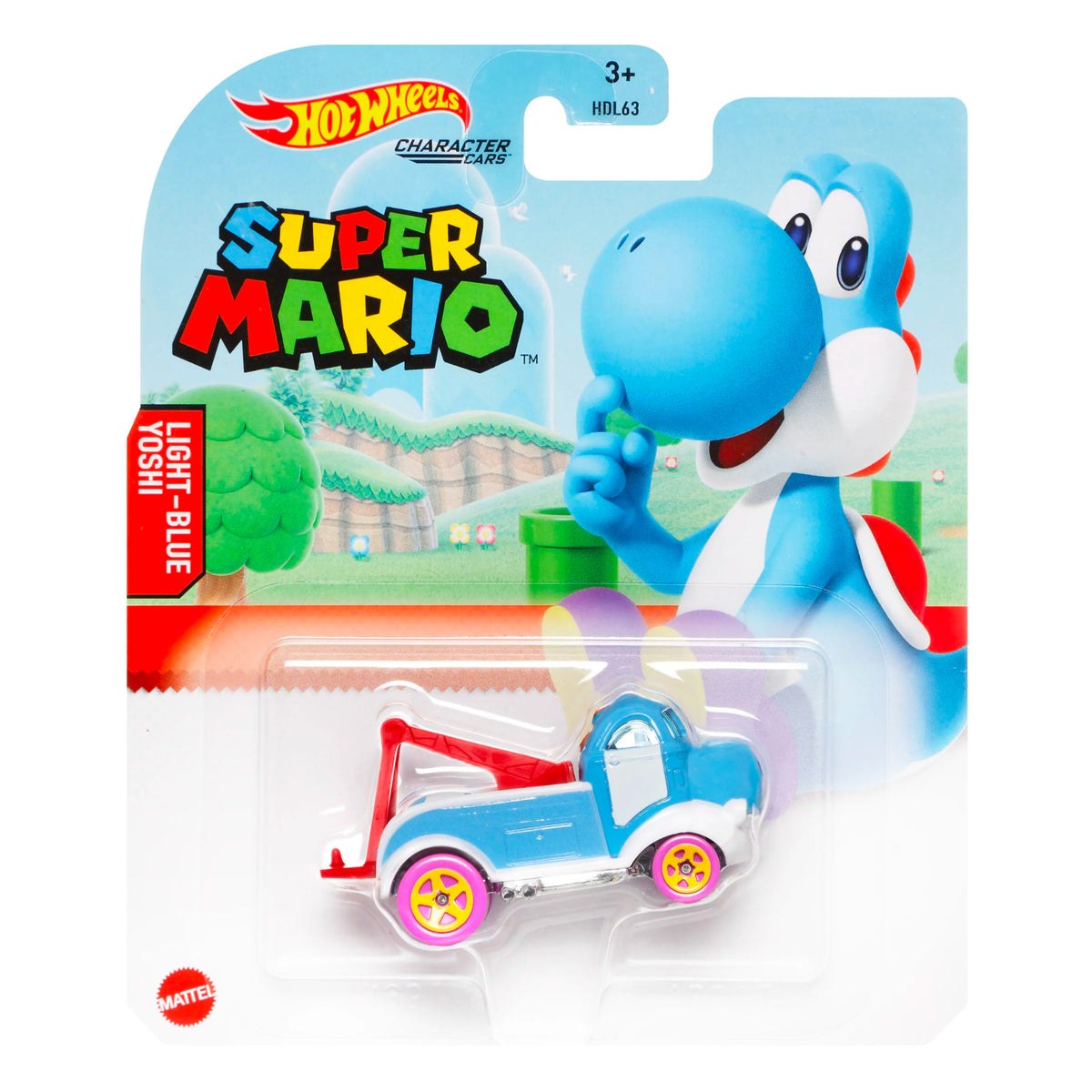 Hot Wheels Super Mario - Light Blue Yoshi