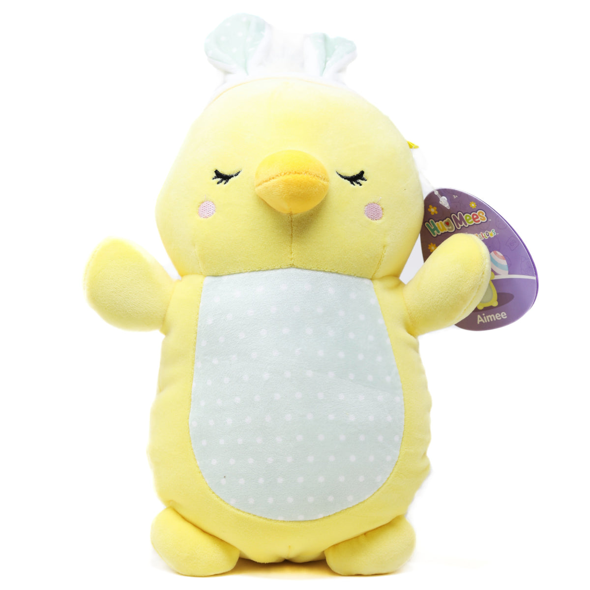 Squishmallow - HugMees Easter 10&quot; Aimee the Chick - FINAL SALE
