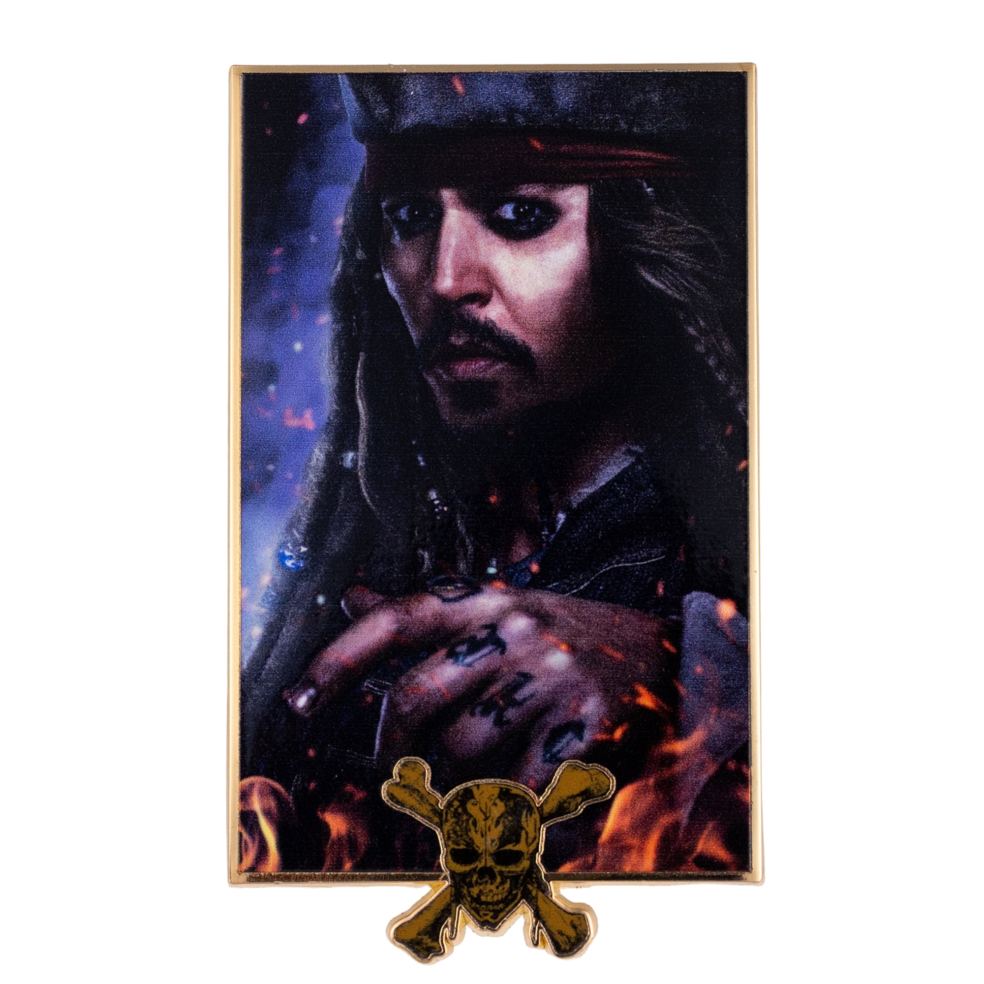 Disney Pirates of the Caribbean Jack Sparrow #1 Jumbo Collectible Trading Pin