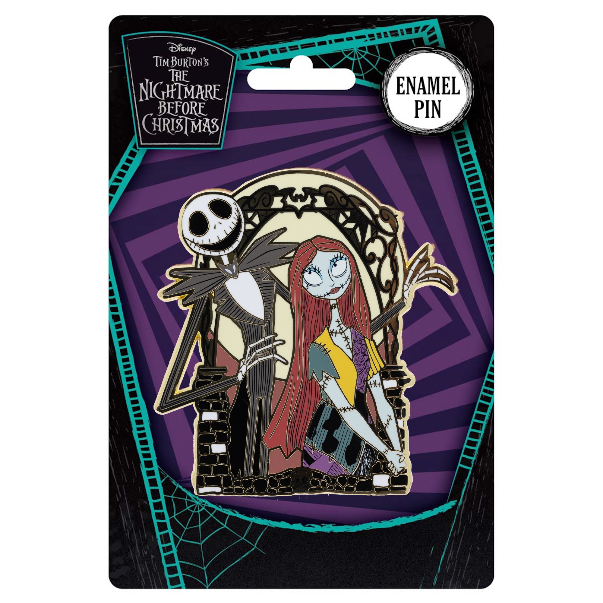 Disney Nightmare Before Christmas Jack Skellington and Sally Jumbo