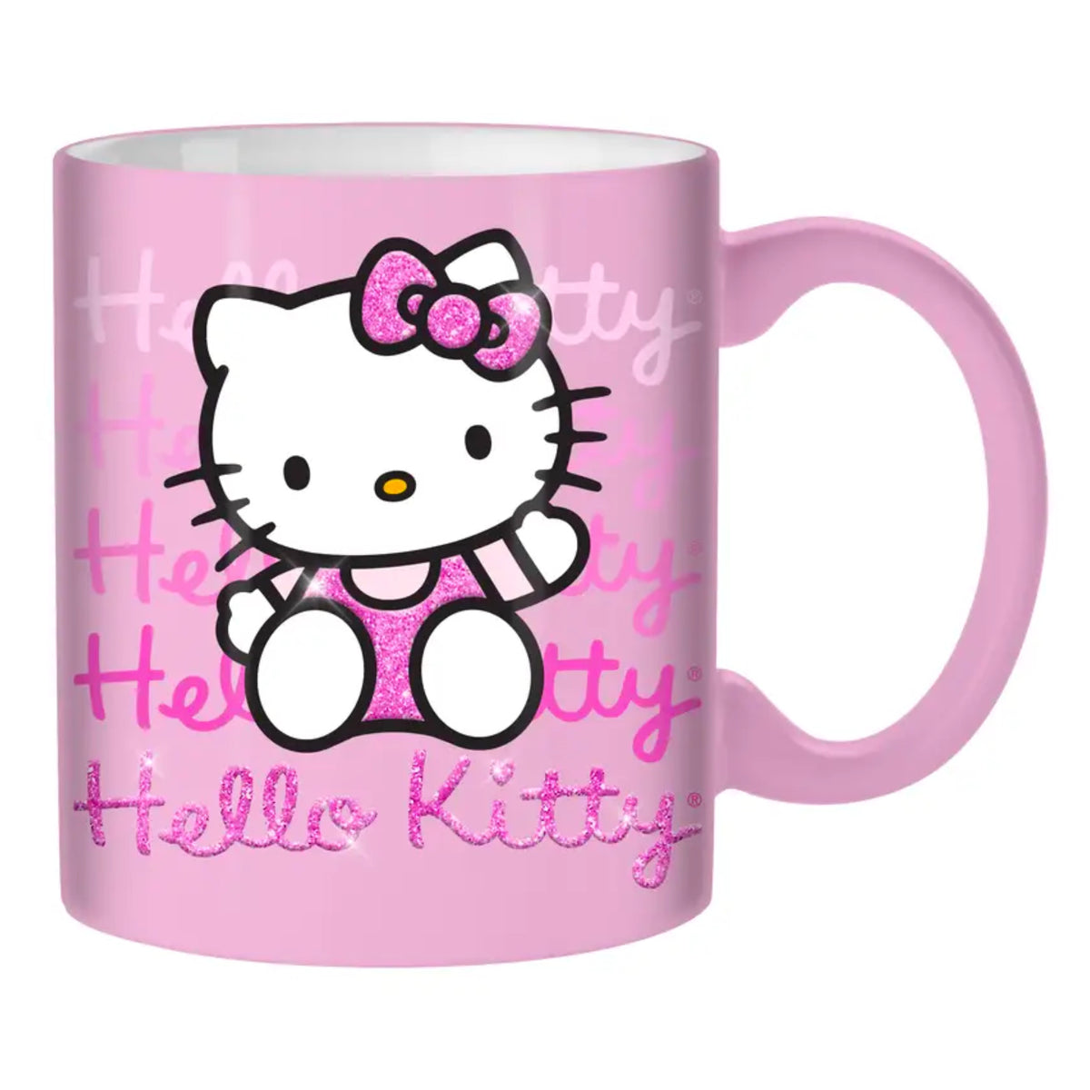 Hello Kitty Gradient Glitter 20oz Ceramic Mug