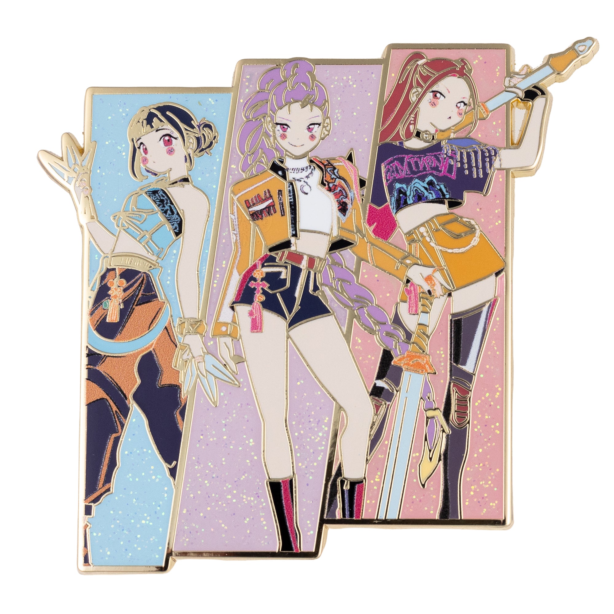 Netflix K-POP Demon Hunter Huntr/X Jumbo Collectible Trading Pin