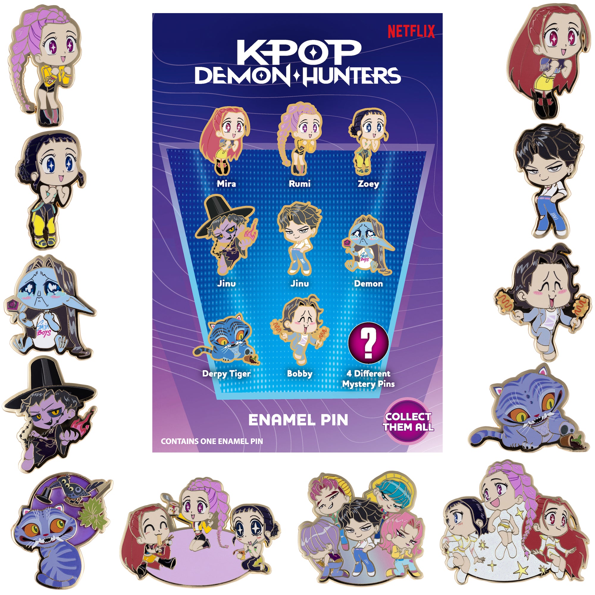 Netflix K-POP Demon Hunter Mystery Collectible Trading Pin