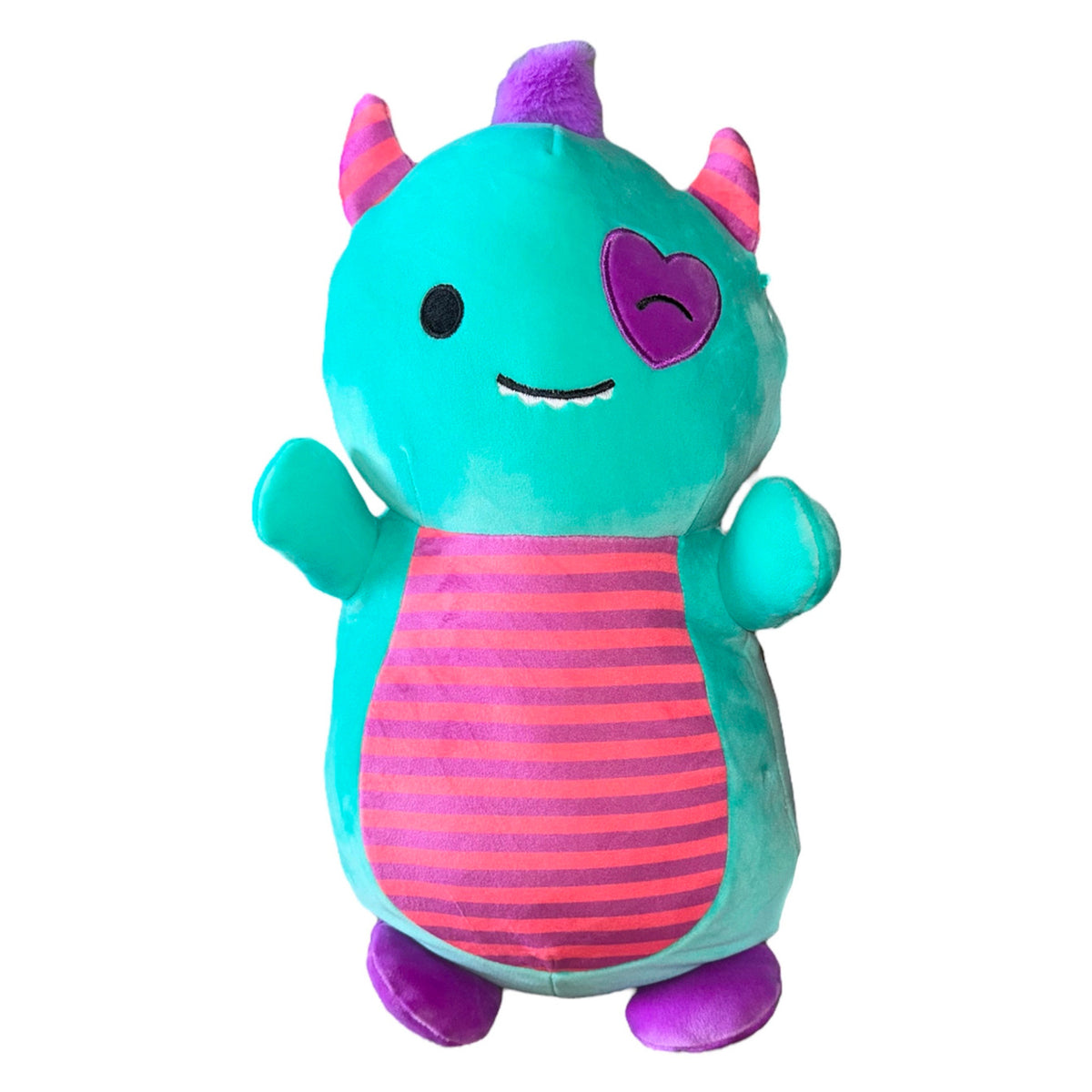 Squishmallow - HugMees Leon the Monster 14&quot; (Valentine&#39;s Day) - FINAL SALE