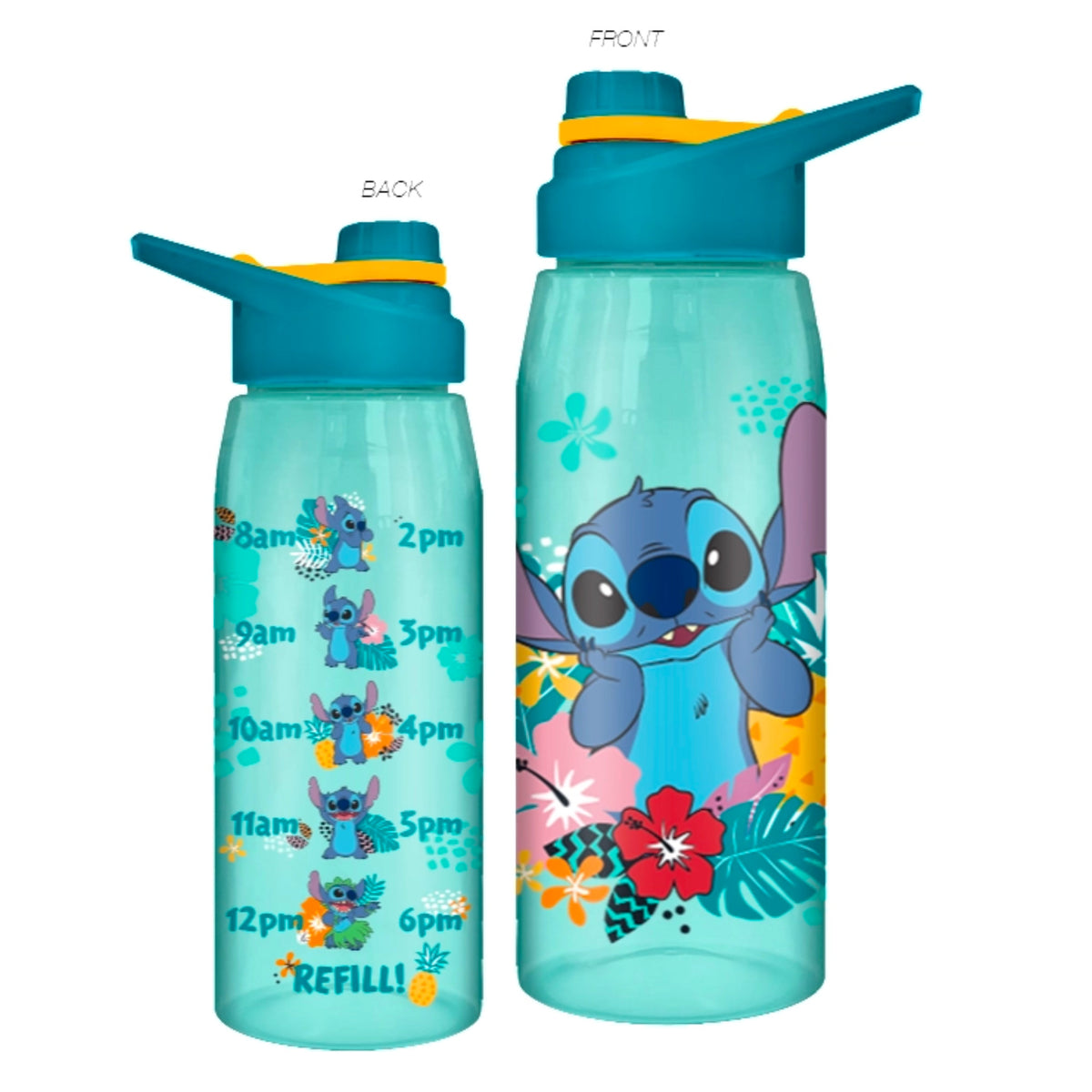 Lilo and Stitch Tropical 28oz Water Bottle w Screw Lid