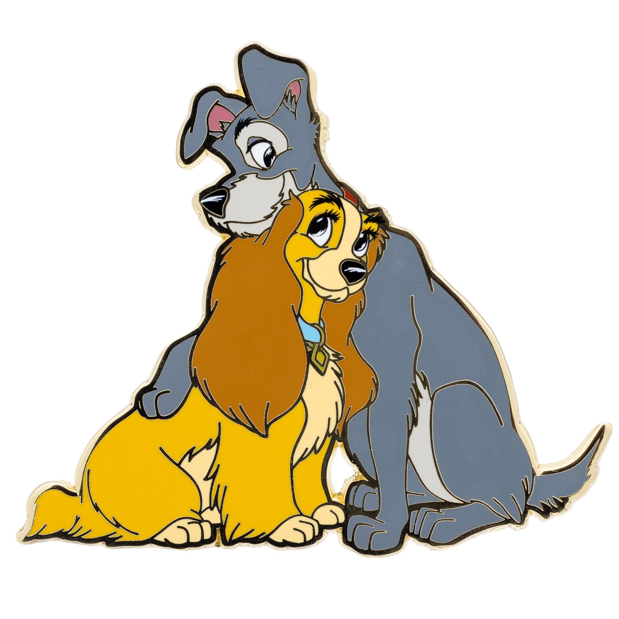 Disney Lady and the Tramp Jumbo Collectible Trading Pin