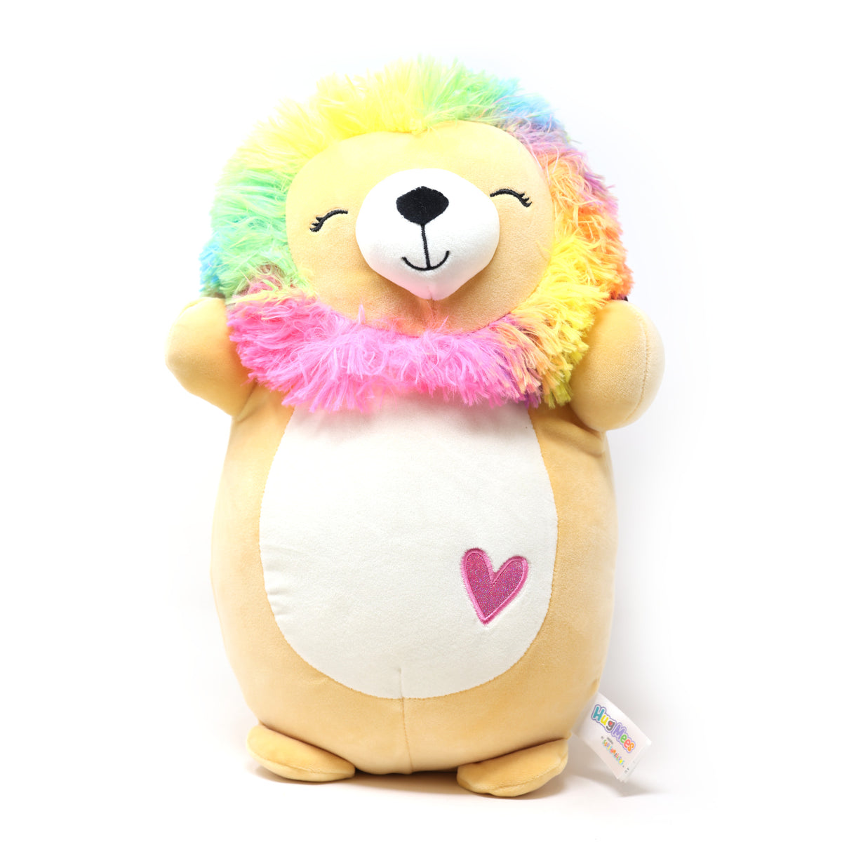 Squishmallow - HugMees Leonard the Lion 14&quot; (Valentine&#39;s Day) - FINAL SALE