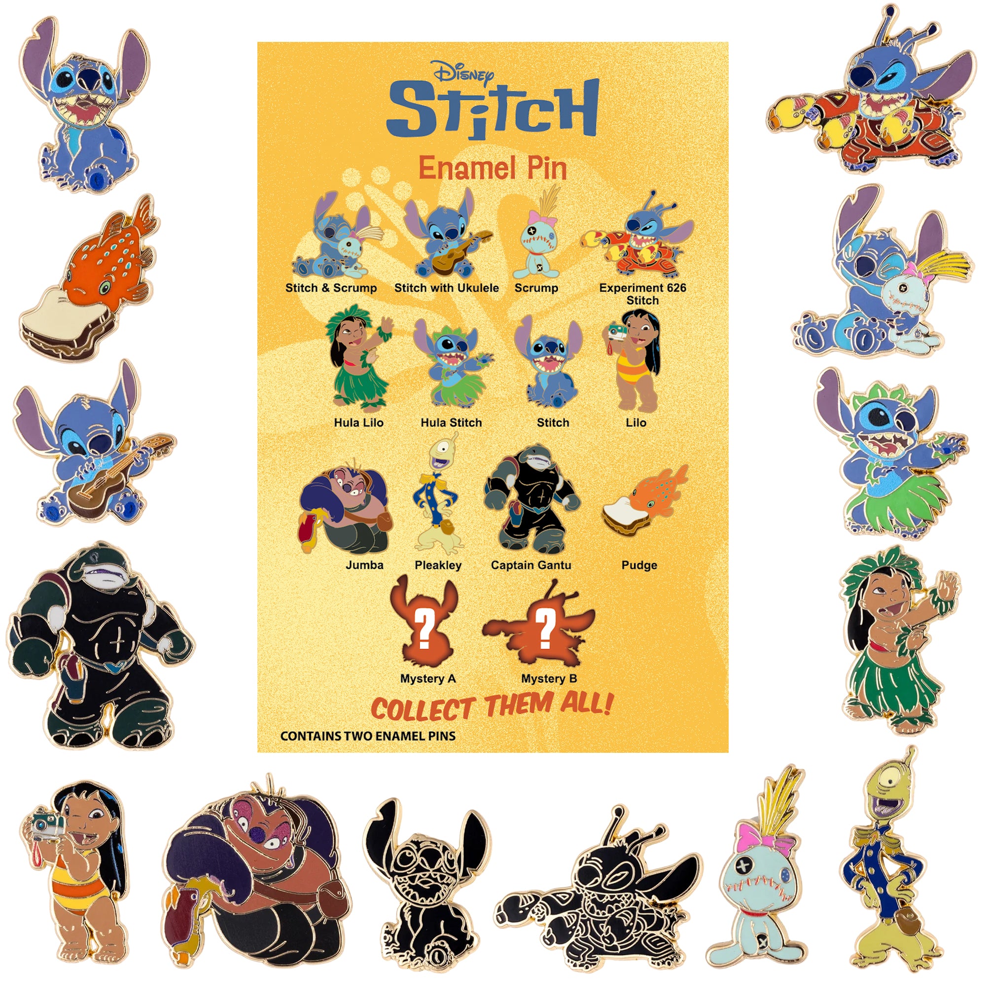 Disney Lilo and Stitch Series 1 Micro Mystery Collectible Trading Pin
