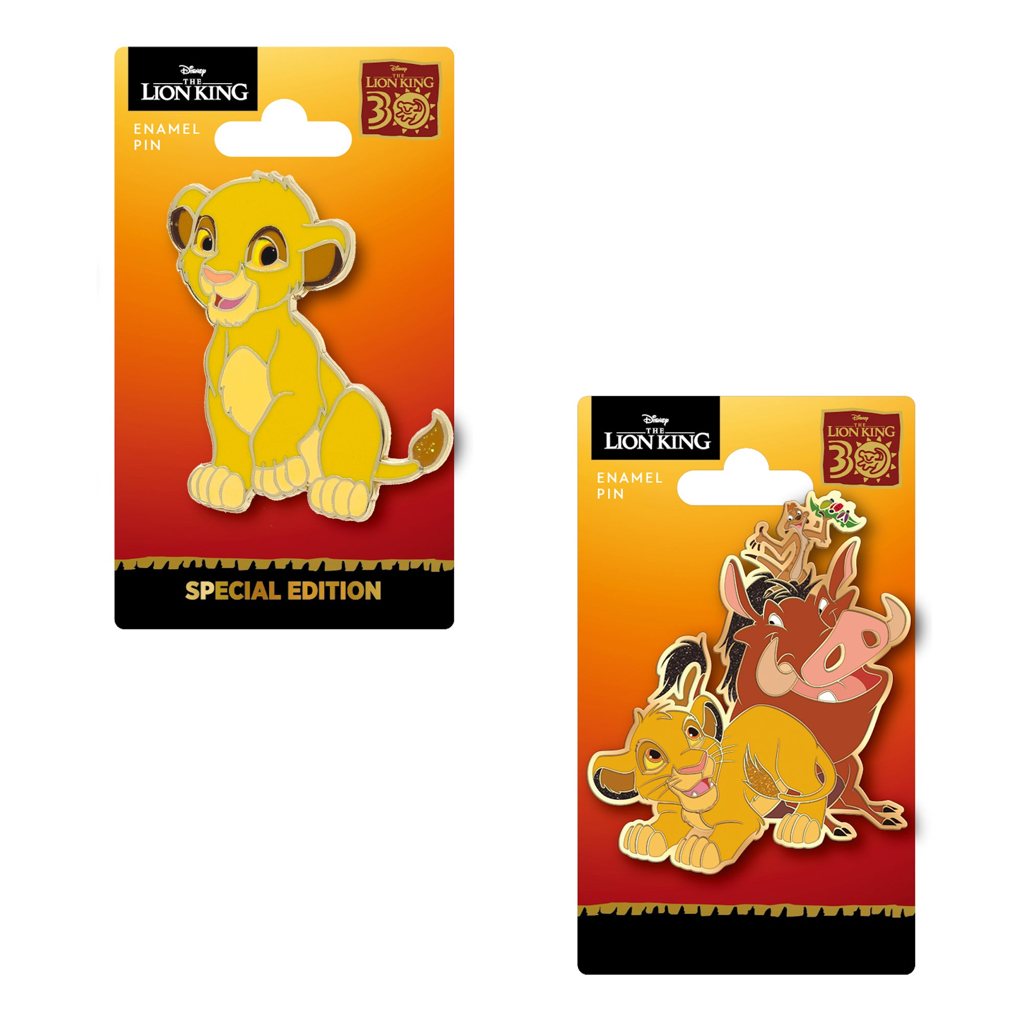 Disney The Lion King 2 Pin Combo Collectible Pin
