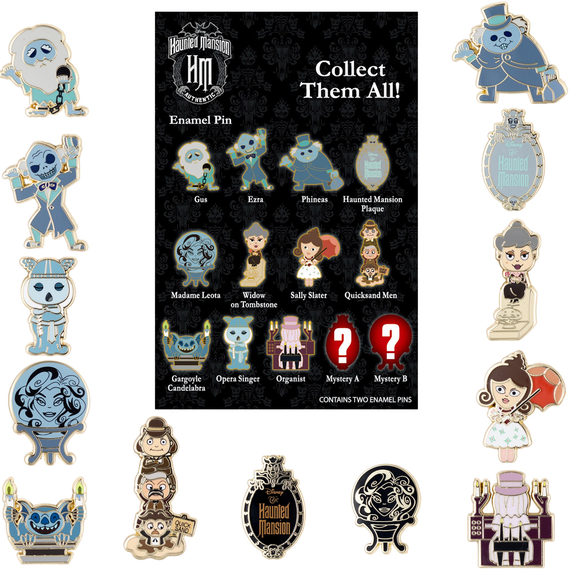 Disney Haunted Mansion Mystery Micro Collectible Trading Pin