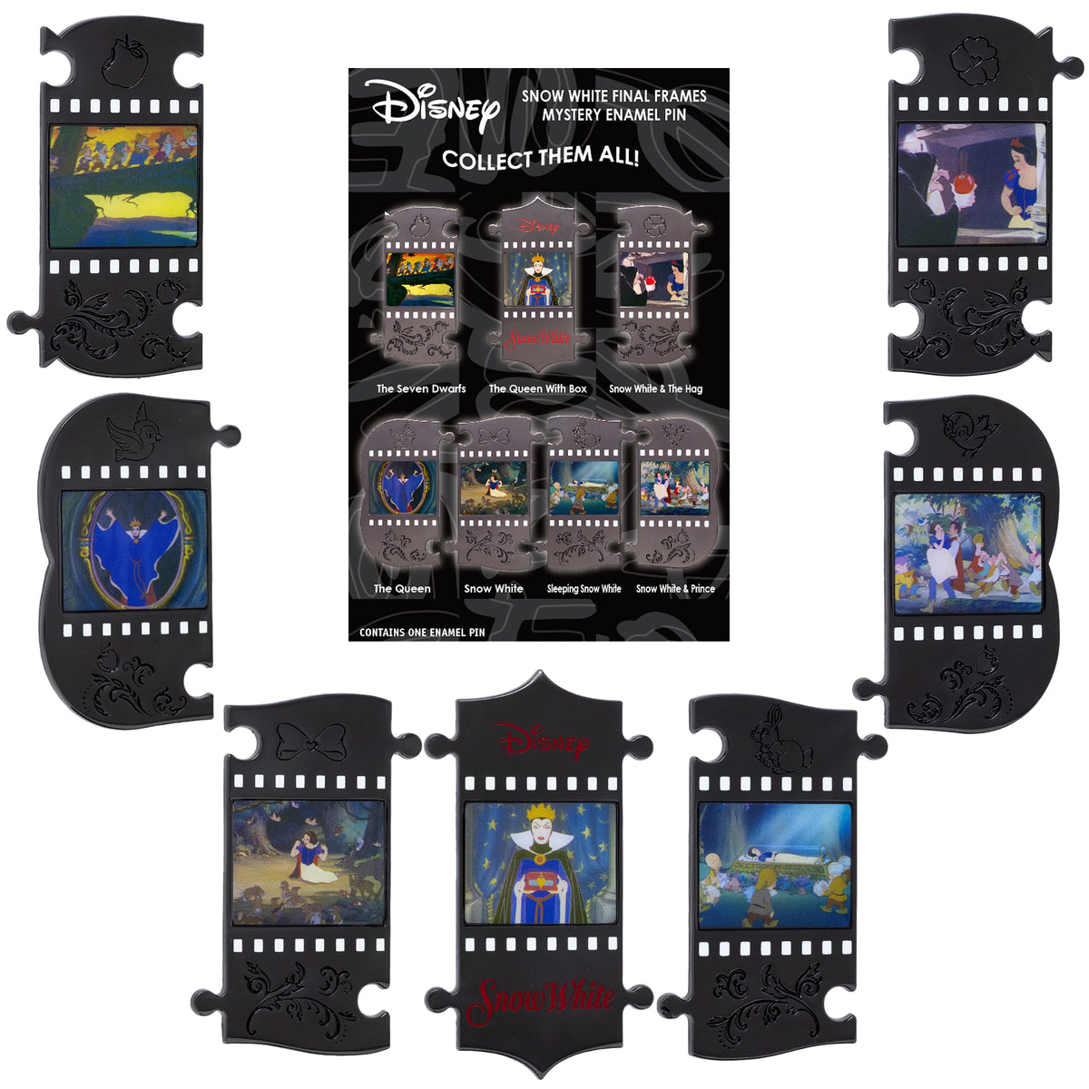 Disney Snow White &amp; the Seven Dwarfs Final Frames Puzzle Pin Series Mystery Surprise Pin - Limited Edition 300 - NEW RELEASE