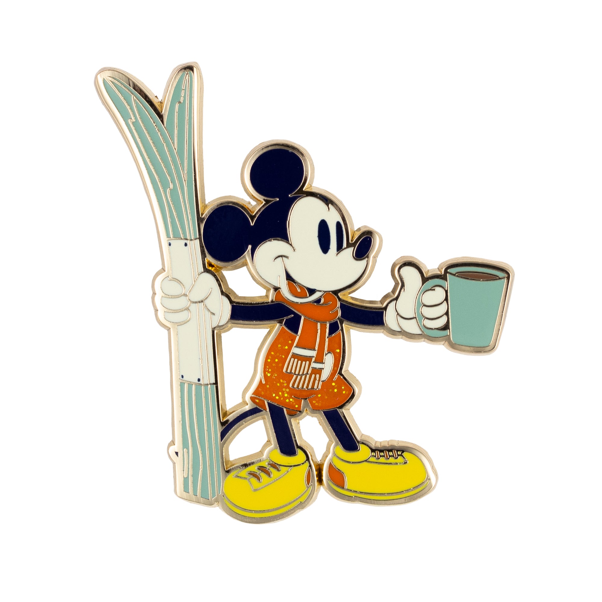 Disney Mickey Mouse Ski Lodge Collectible Trading Pin
