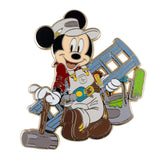 Disney Mickey Mouse Park Engineer Collectible Jumbo Trading Pin