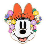 Disney Minnie Mouse Floral Bows Jumbo Collectible Pin