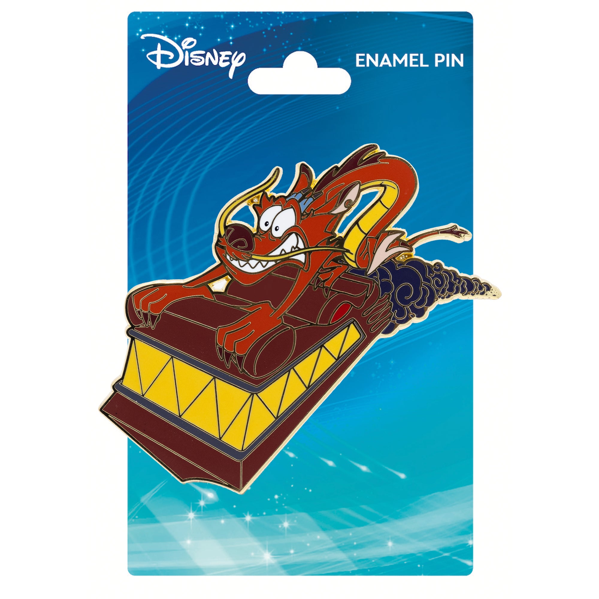 Disney Princess Mulan Mushu on Rocket Jumbo Collectible Trading Pin
