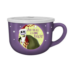 Nightmare Before Christmas 24oz Ceramic Soup Mug w/ Lid