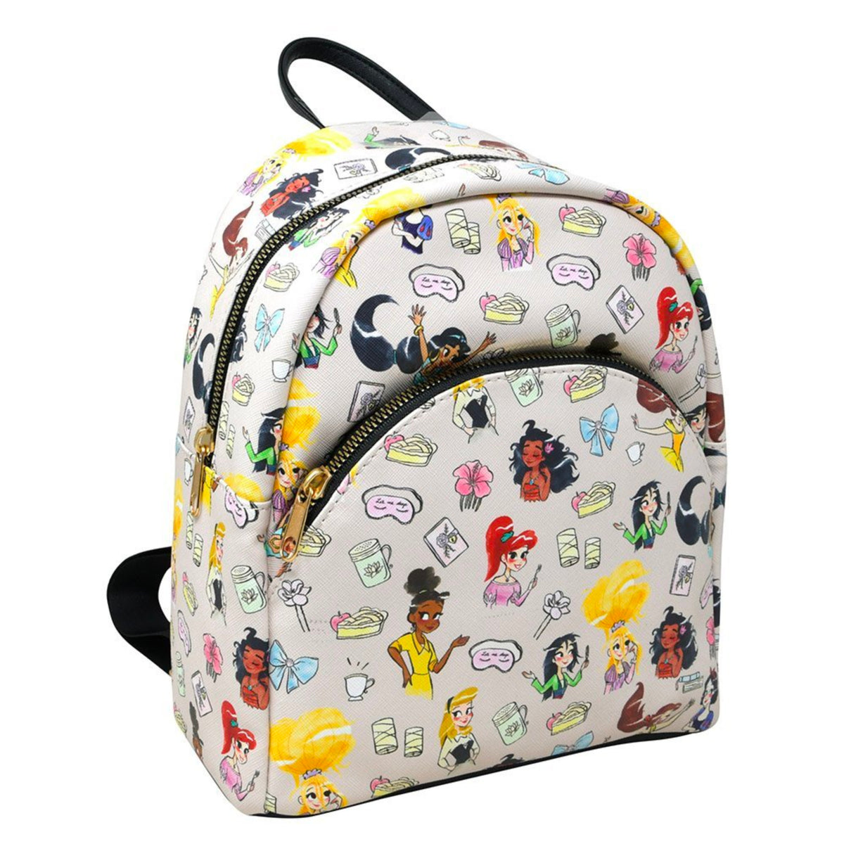 Disney Princess AOP 10 Deluxe Mini Backpack