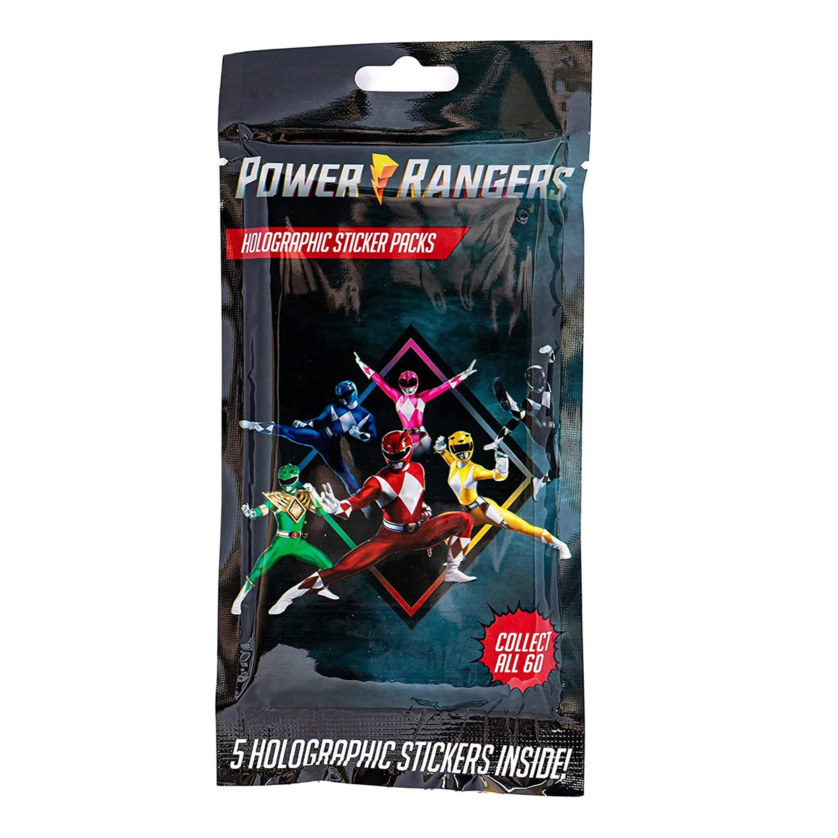 Power Ranger Holographic Sticker Booster Pack