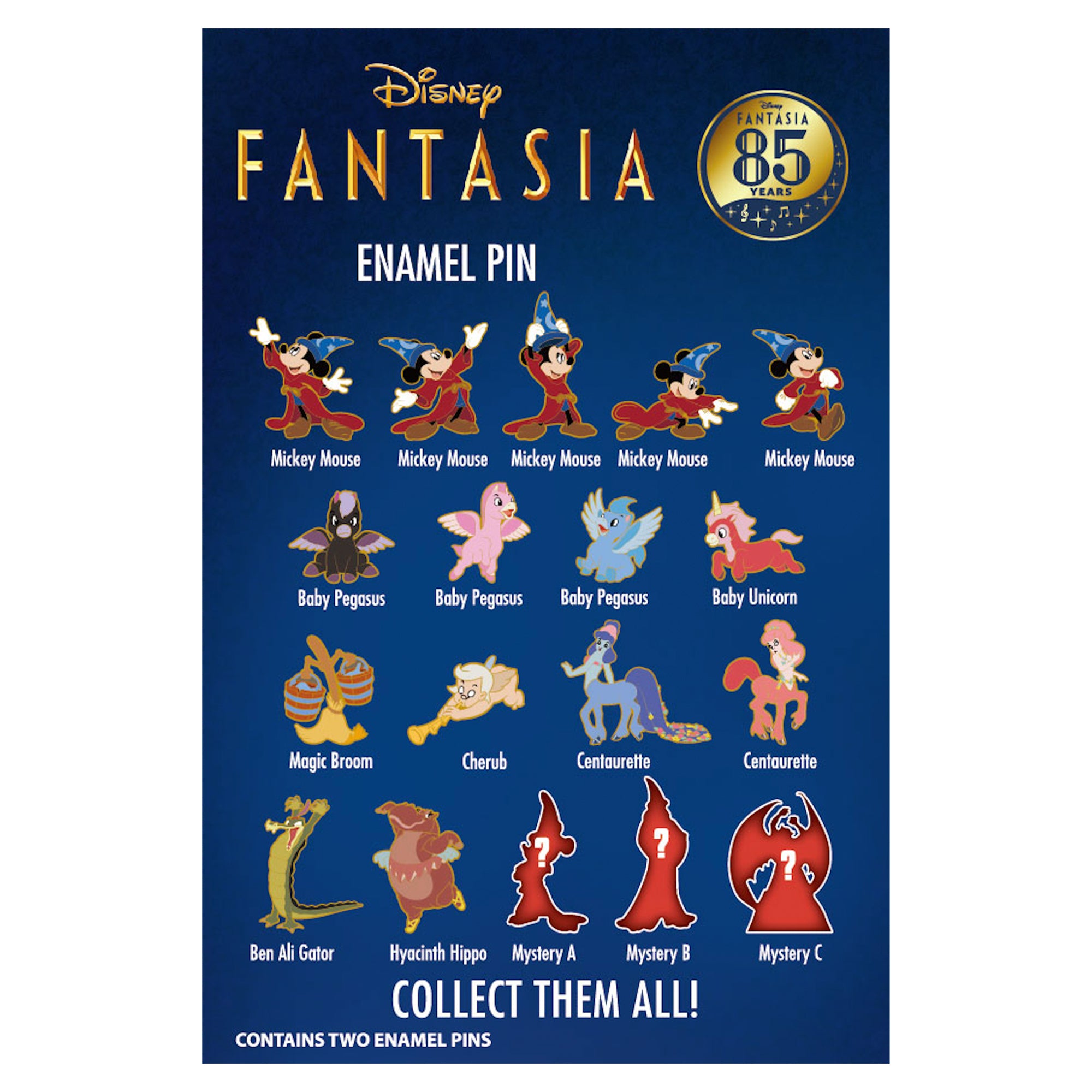 Disney Fantasia 85th Anniversary Mystery Micro Collectible Trading Pin