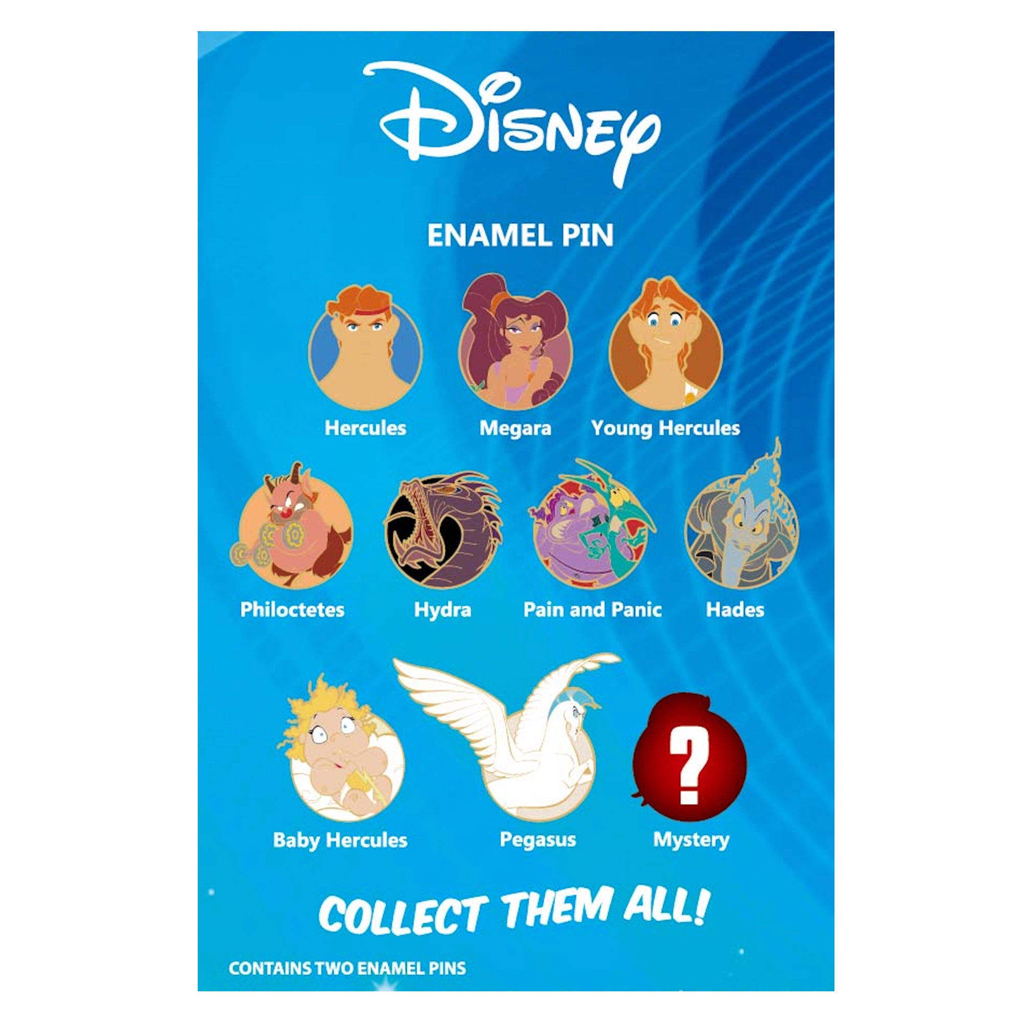 Disney Hercules Micro Mystery Collectible Trading Pin