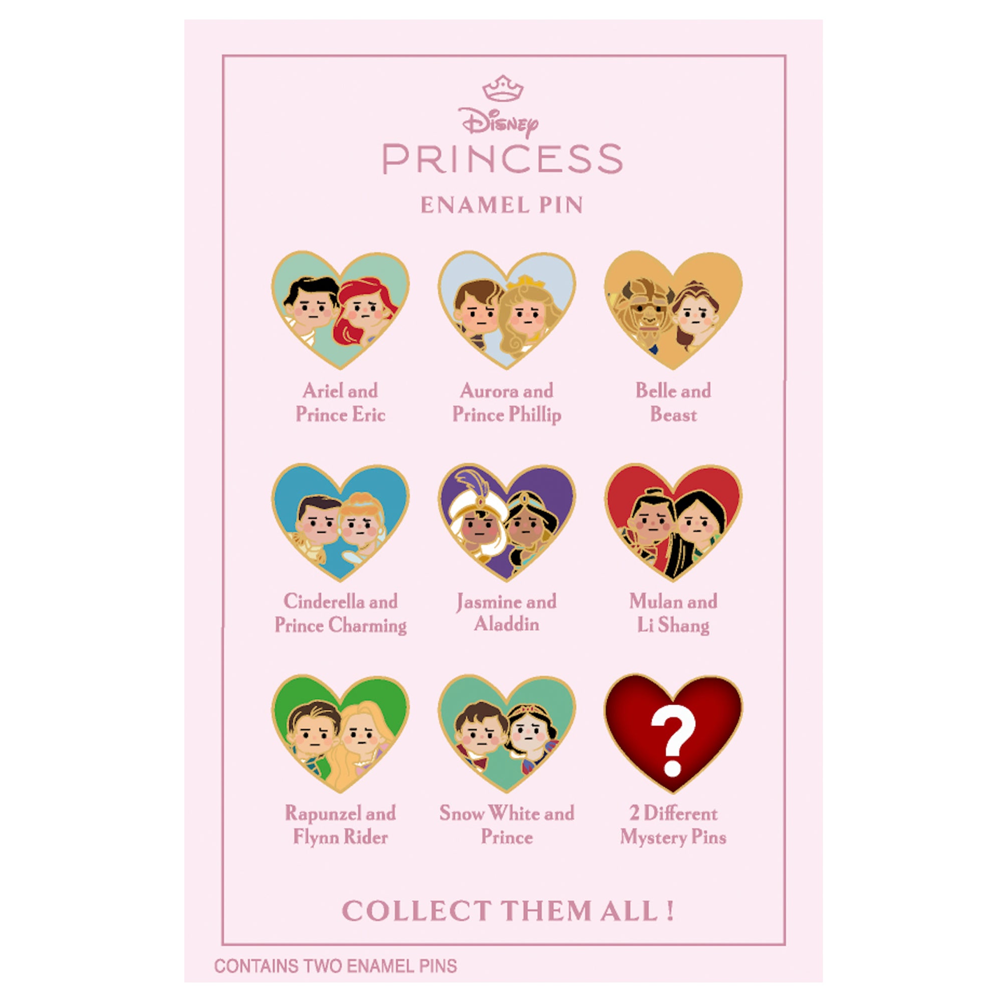 Disney Princesses Sweethearts Mystery Collectible Trading Pin