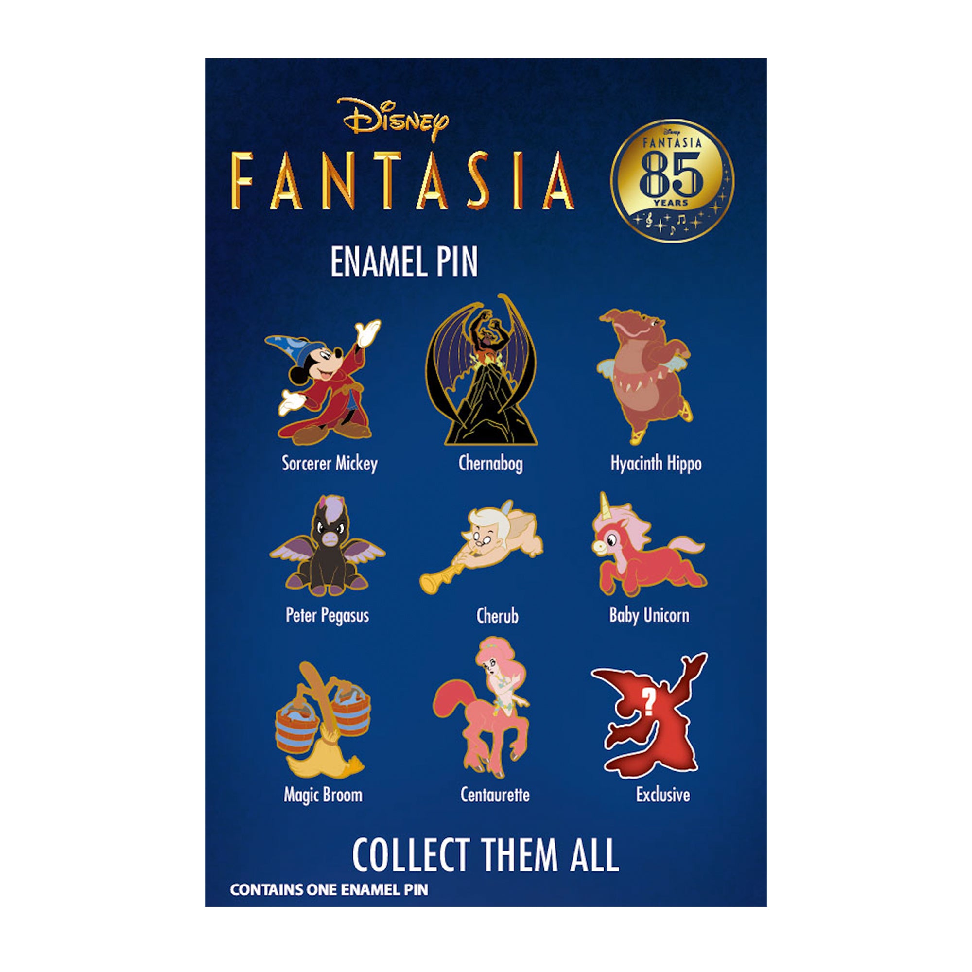 Disney Fantasia Enchanted Mystery Series 2.5" Mystery Pins - Limited Edition 300/200/100