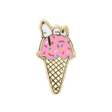 Peanuts Pink a la Mode Ice Cream Snoopy Micro Collectible Trading Pin
