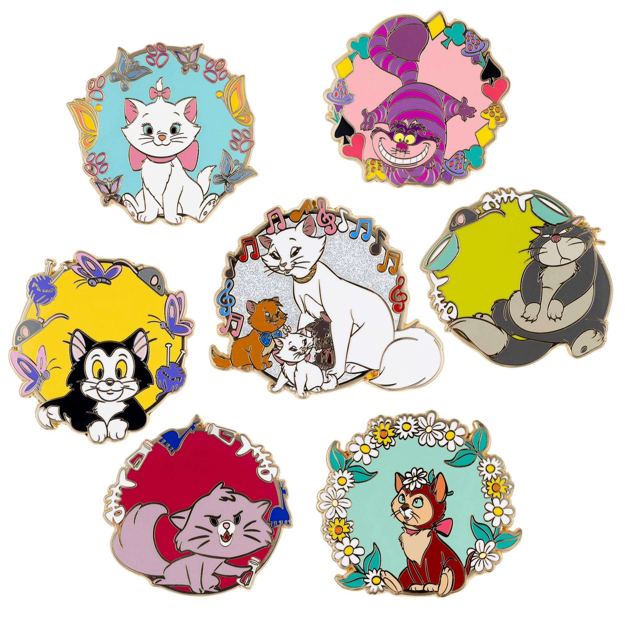 Disney Cats Meowgical Moments Mystery Jumbo Collectible Trading Pin