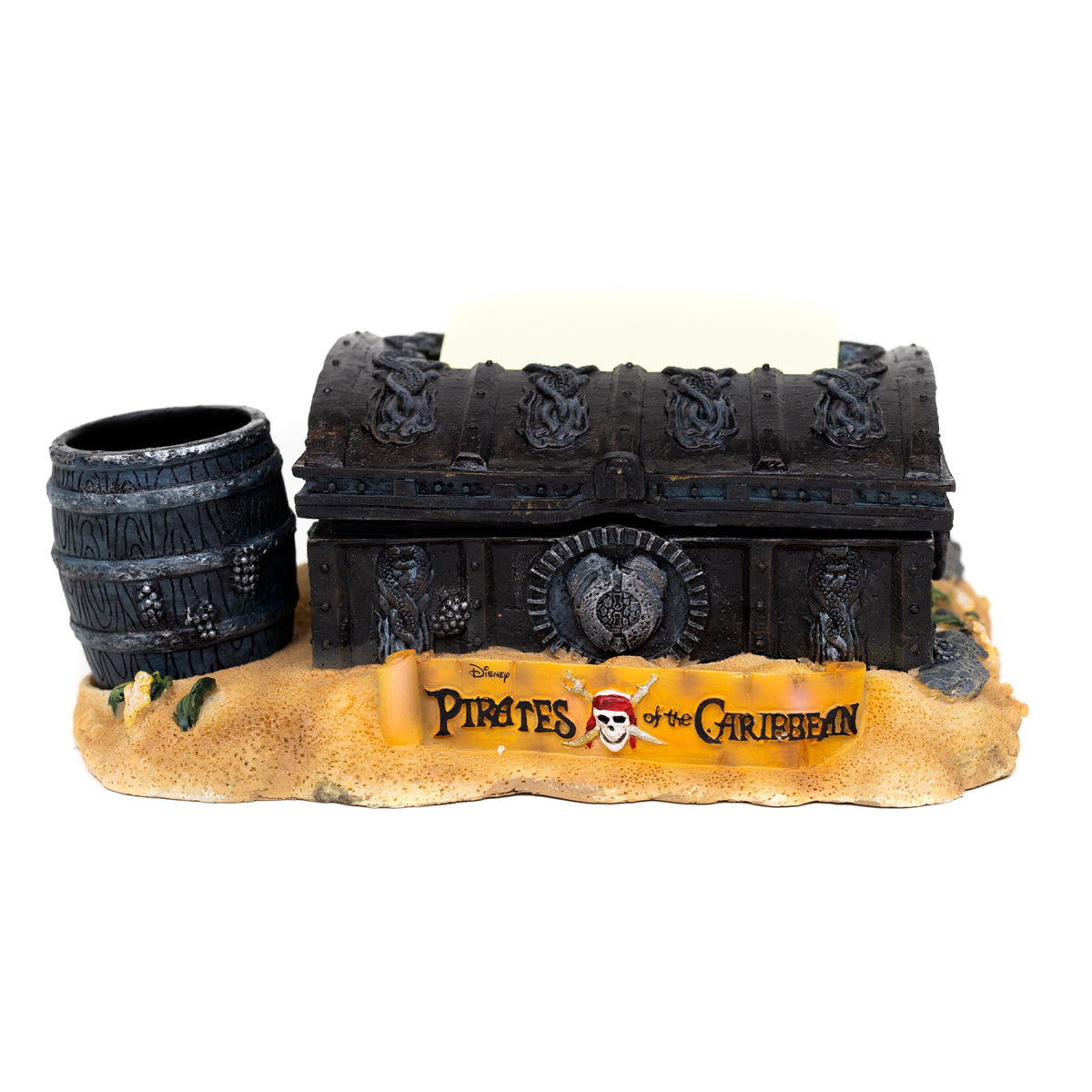 Disney Pirates of the Caribbean Aztec Check Post-it Dispenser and Pencil Holder