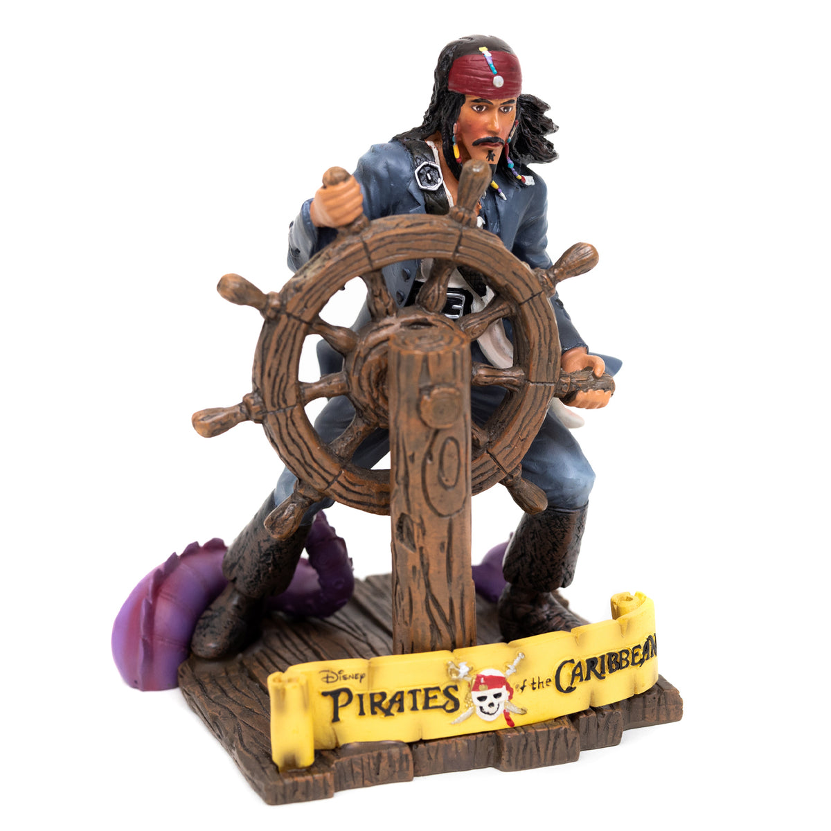 Disney Pirates of the Caribbean Jack Sparrow Paperweight Statue