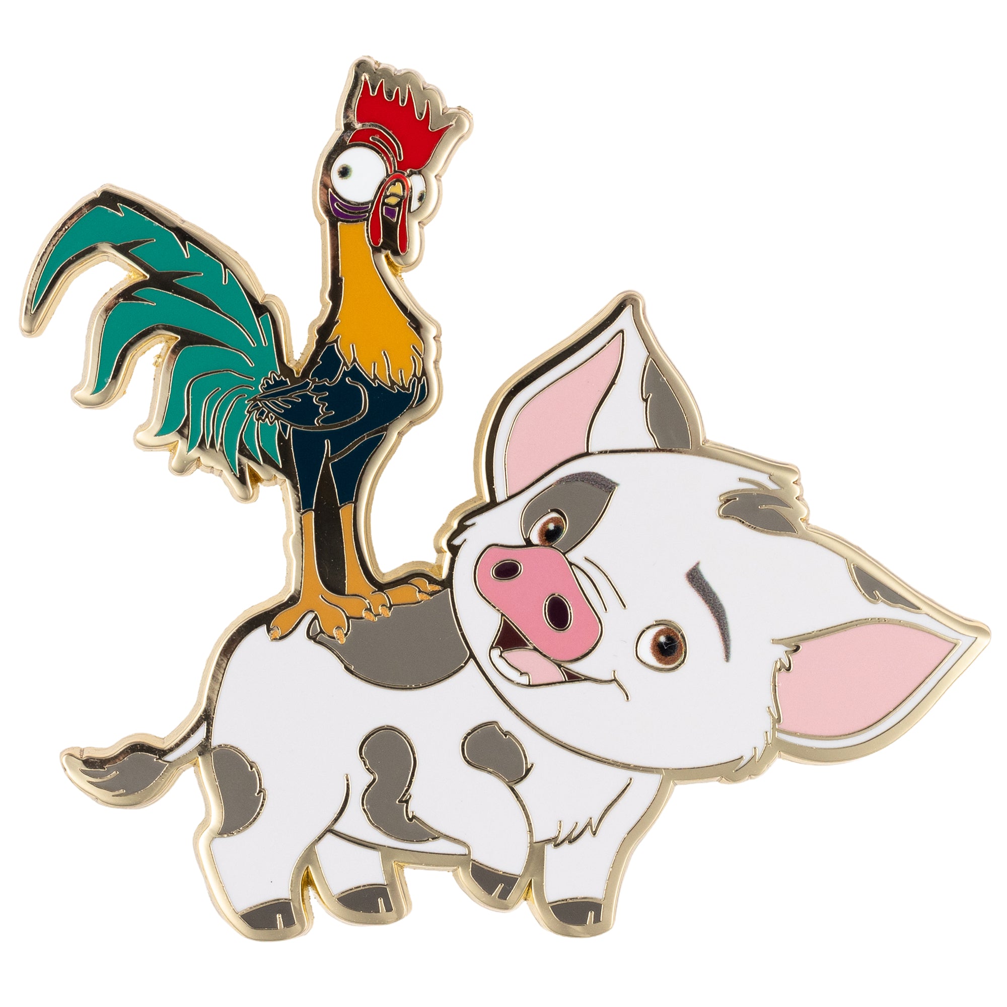 Disney Moana Pua and Hei Hei 2.5" Collectible Trading Pin