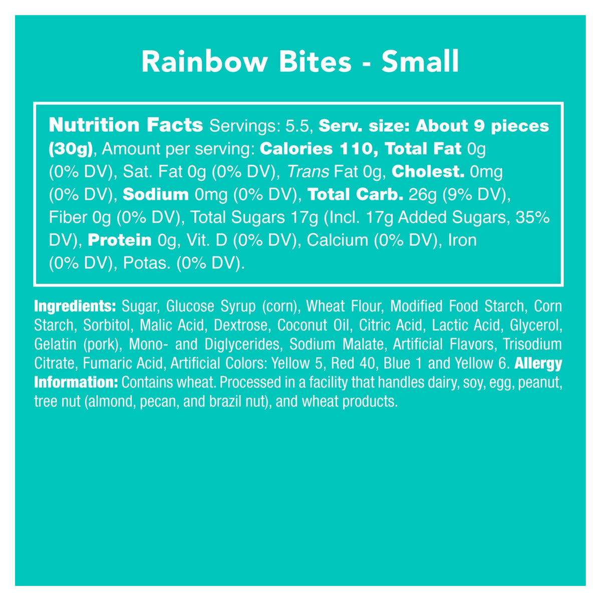 Rainbow Bites Candies - FINAL SALE