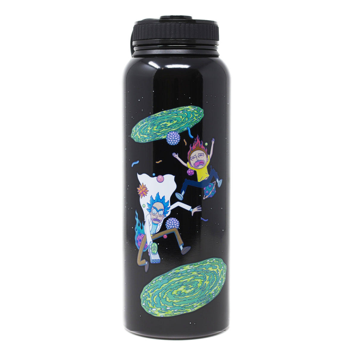 Rick and Morty 42oz Stainless Steel Water Bottle W Twist Lid