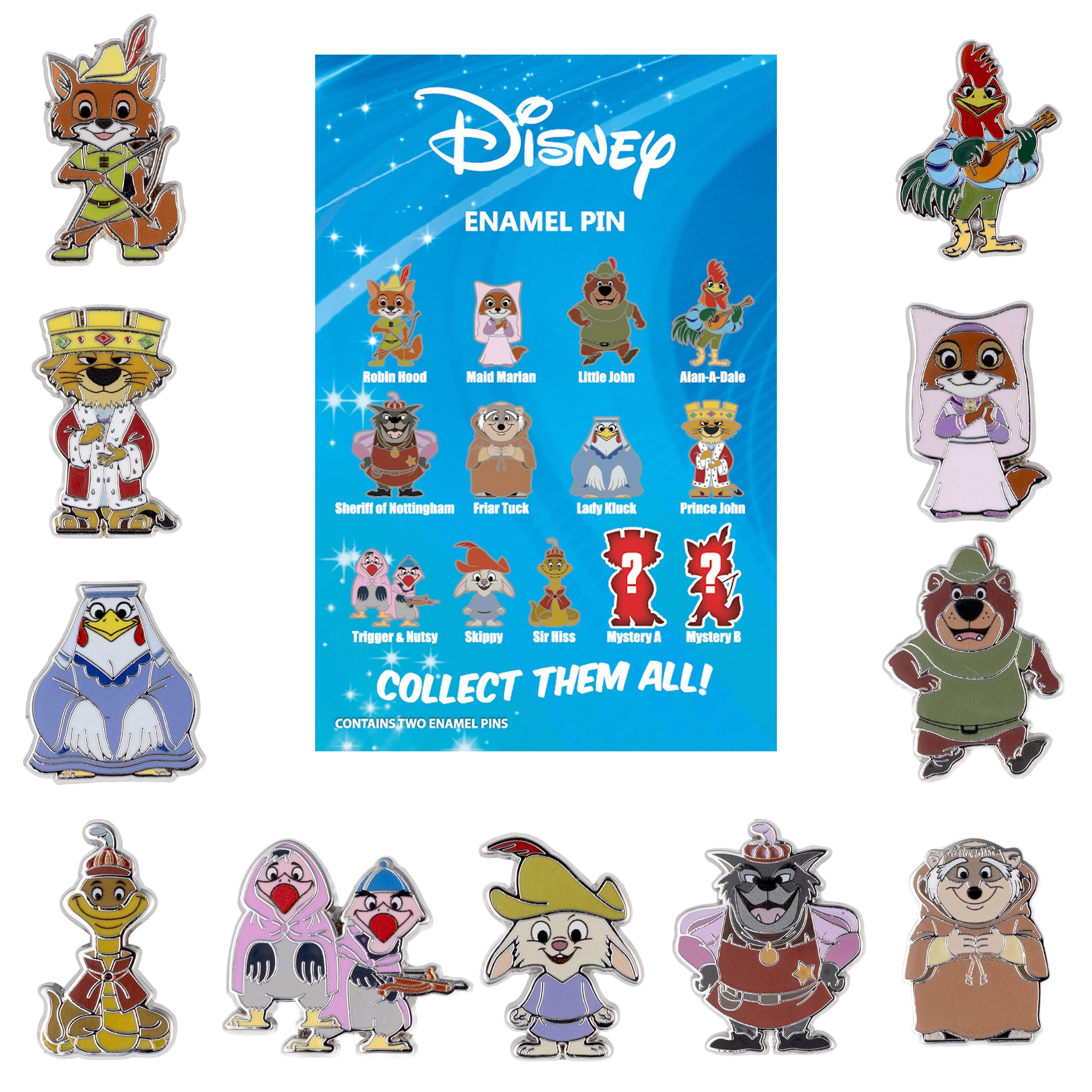 Disney Robin Hood Micro Mystery Jumbo Collectible Trading Pin